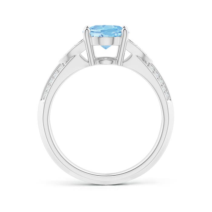 AAAA - Aquamarine / 1.68 CT / 14 KT White Gold