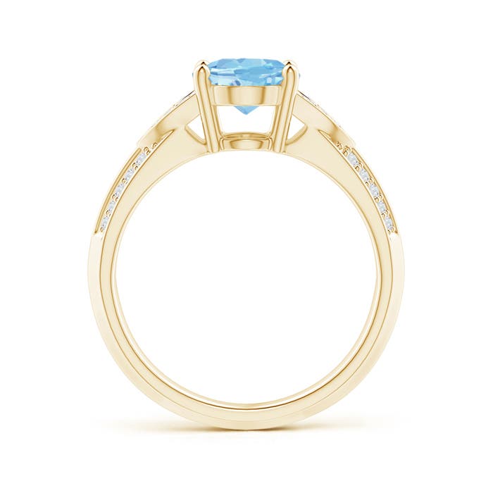 AAAA - Aquamarine / 1.68 CT / 14 KT Yellow Gold