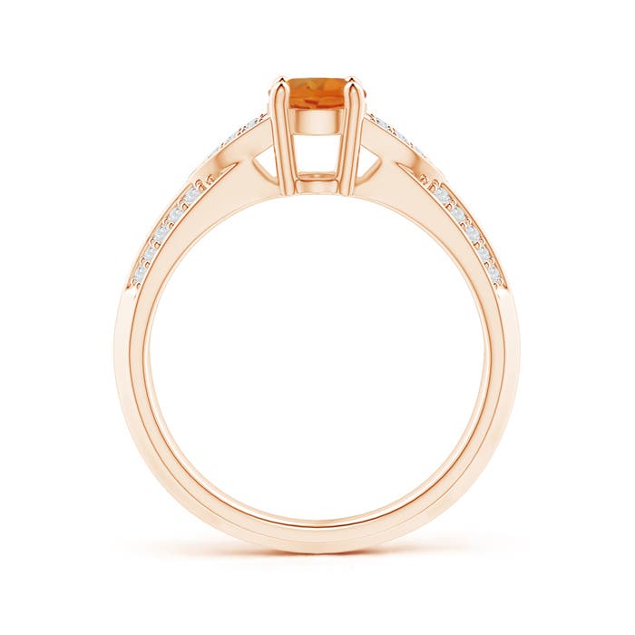 AAA - Citrine / 0.93 CT / 14 KT Rose Gold