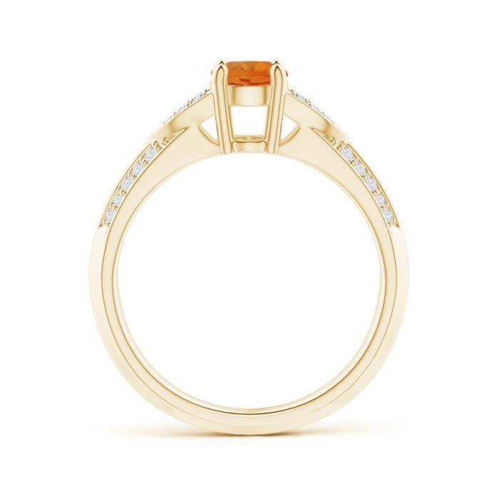 AAA - Citrine / 0.93 CT / 14 KT Yellow Gold