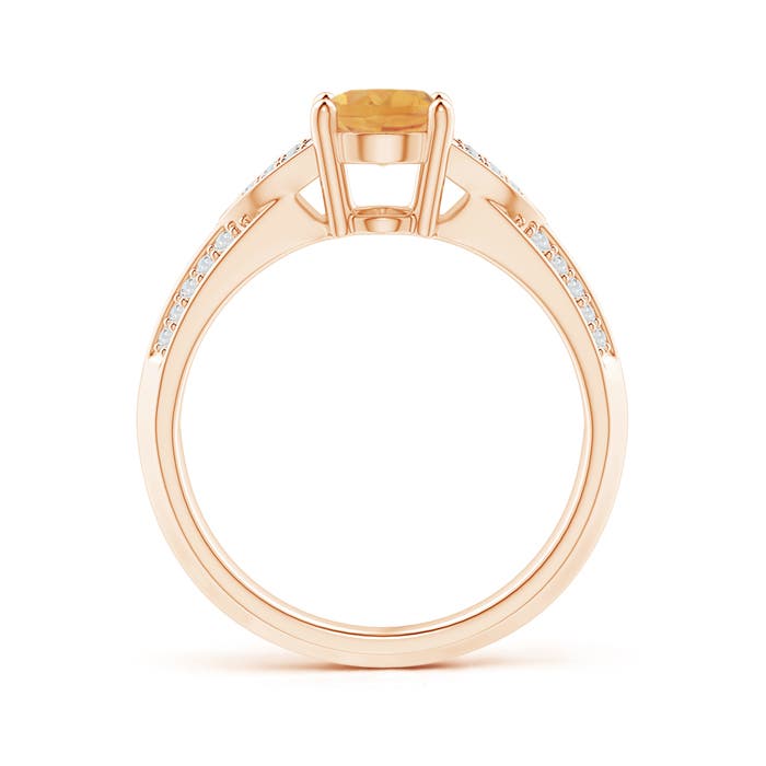 A - Citrine / 1.28 CT / 14 KT Rose Gold