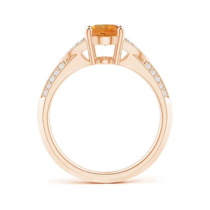 AA - Citrine / 1.28 CT / 14 KT Rose Gold