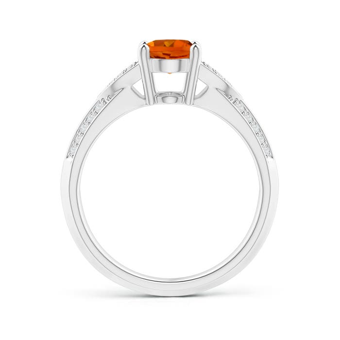 AAAA - Citrine / 1.28 CT / 14 KT White Gold