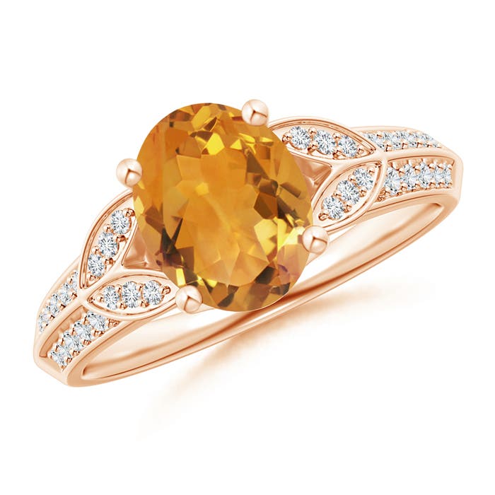 AA - Citrine / 1.83 CT / 14 KT Rose Gold