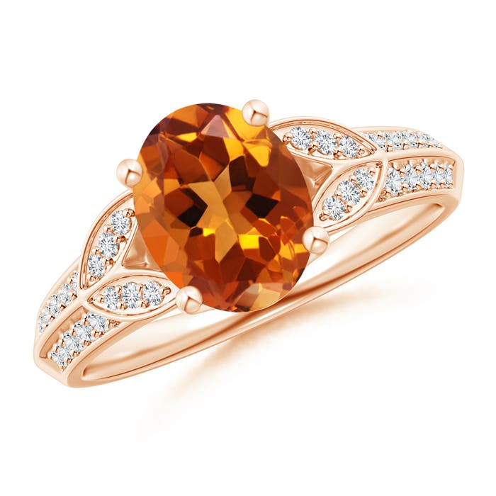 AAAA - Citrine / 1.83 CT / 14 KT Rose Gold