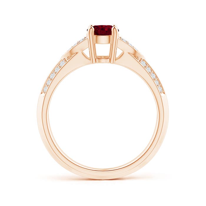 A - Garnet / 1.08 CT / 14 KT Rose Gold