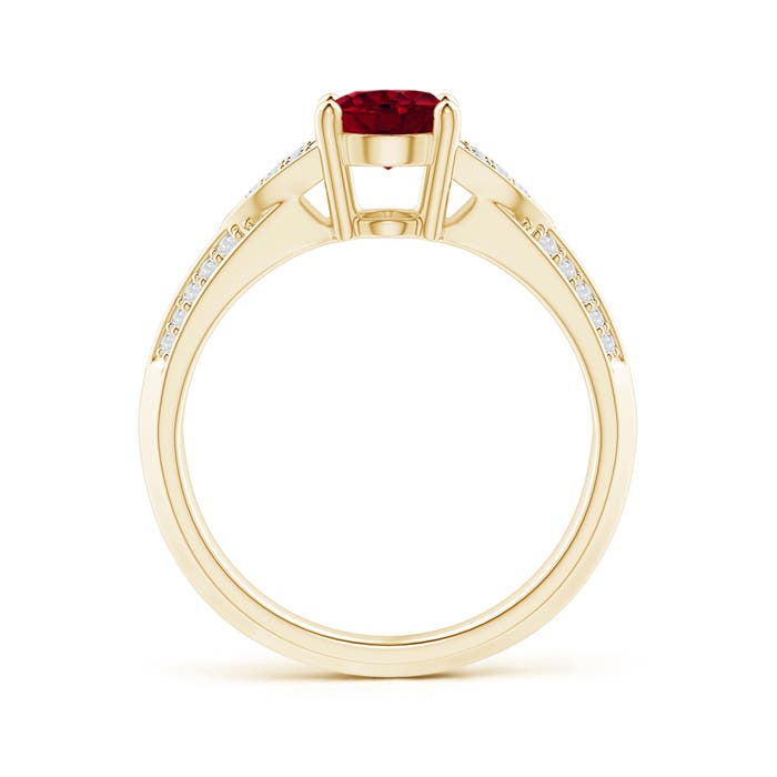 AAA - Garnet / 1.63 CT / 14 KT Yellow Gold