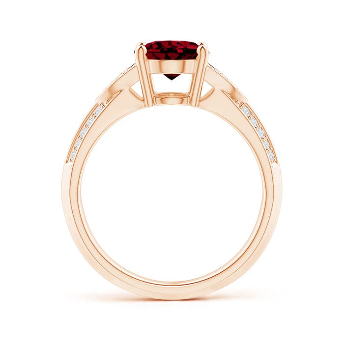 AAAA - Garnet / 2.18 CT / 14 KT Rose Gold