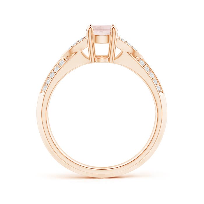 A - Morganite / 0.88 CT / 14 KT Rose Gold