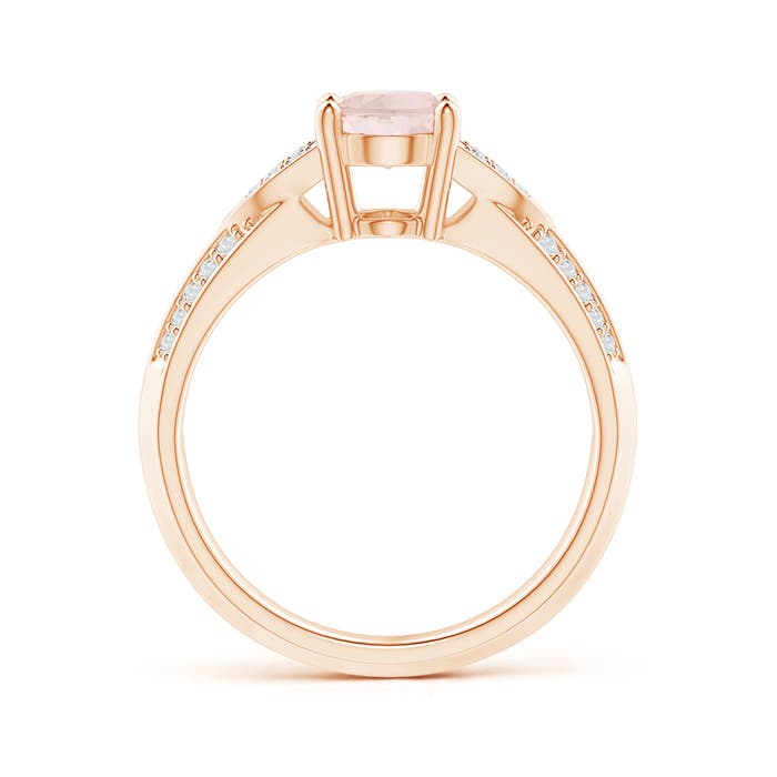 A - Morganite / 1.28 CT / 14 KT Rose Gold