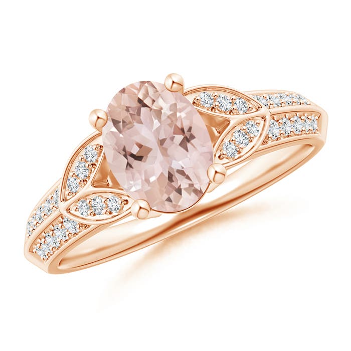 AAA - Morganite / 1.28 CT / 14 KT Rose Gold