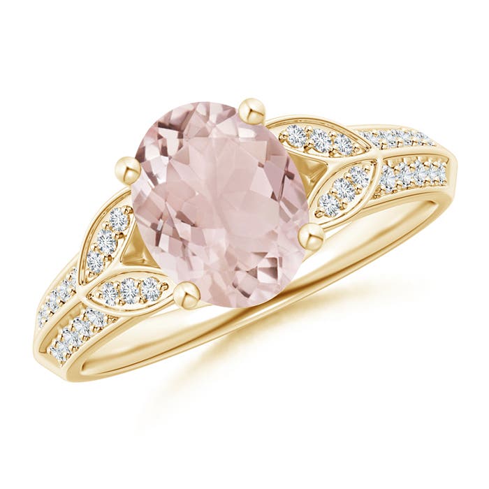 A - Morganite / 1.83 CT / 14 KT Yellow Gold