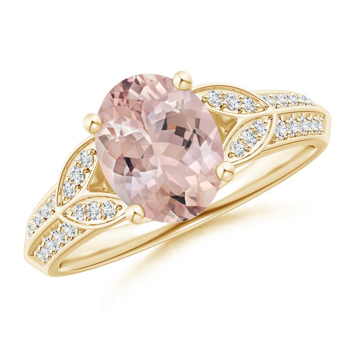 AA - Morganite / 1.83 CT / 14 KT Yellow Gold