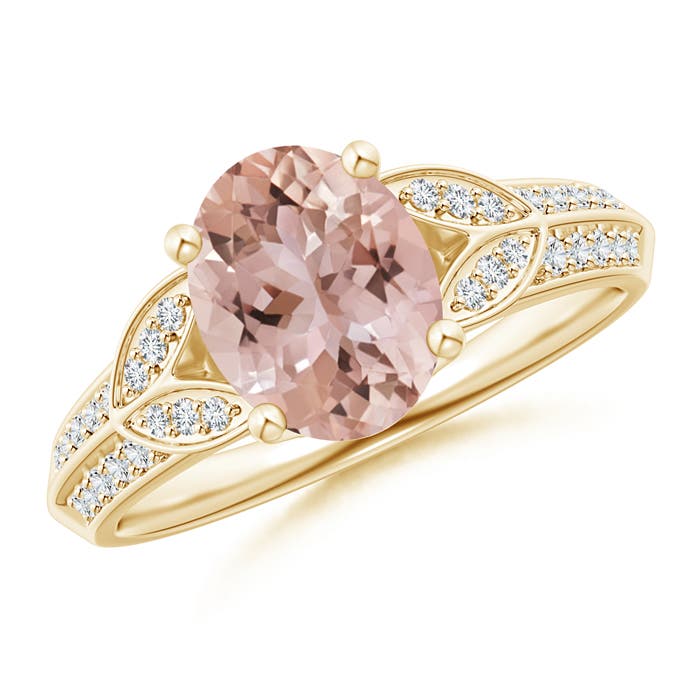 AAA - Morganite / 1.83 CT / 14 KT Yellow Gold