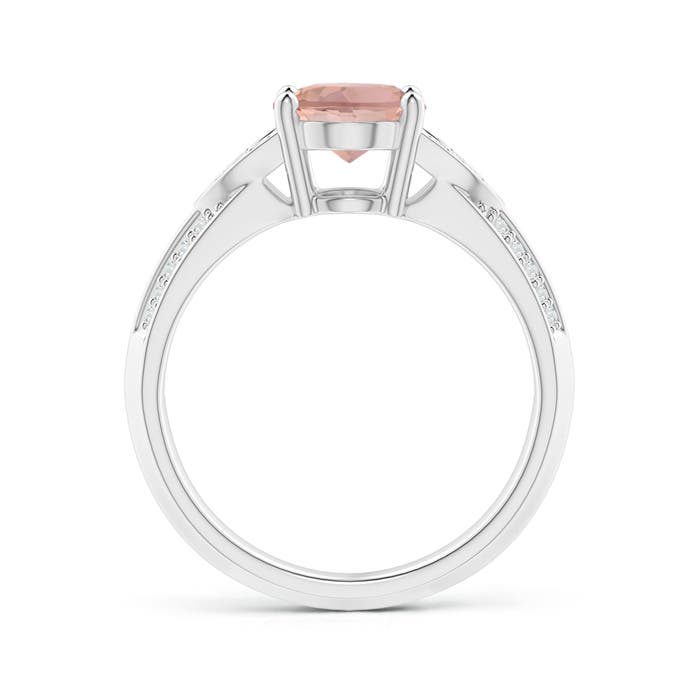 AAAA - Morganite / 1.83 CT / 14 KT White Gold