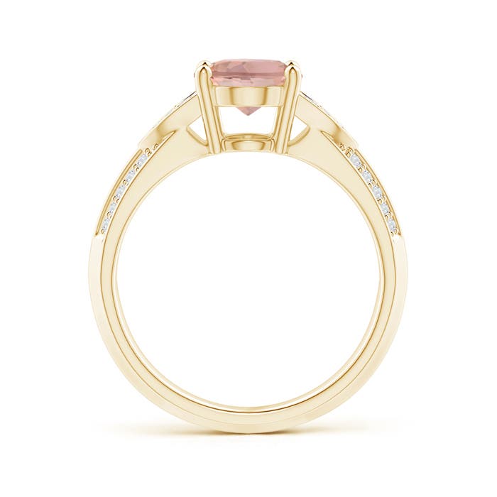 AAAA - Morganite / 1.83 CT / 14 KT Yellow Gold