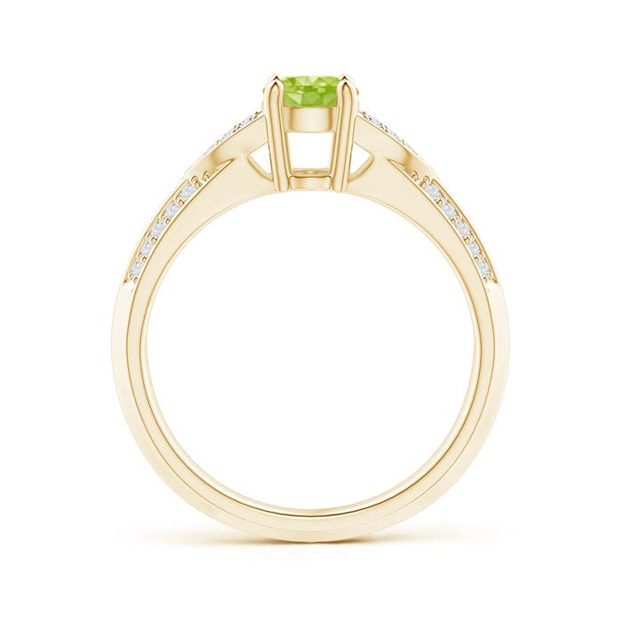 AA - Peridot / 1.03 CT / 14 KT Yellow Gold