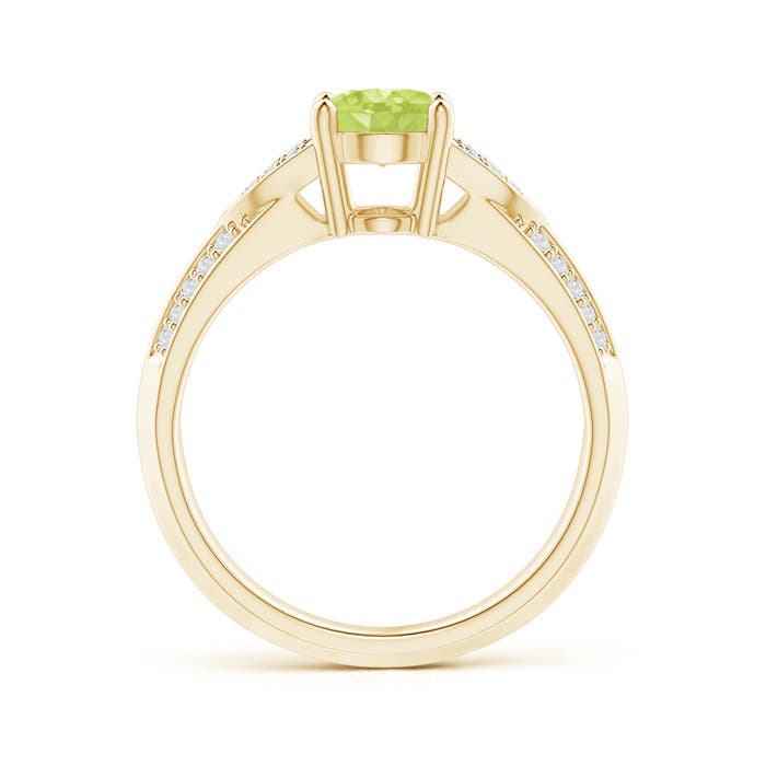 A - Peridot / 1.53 CT / 14 KT Yellow Gold