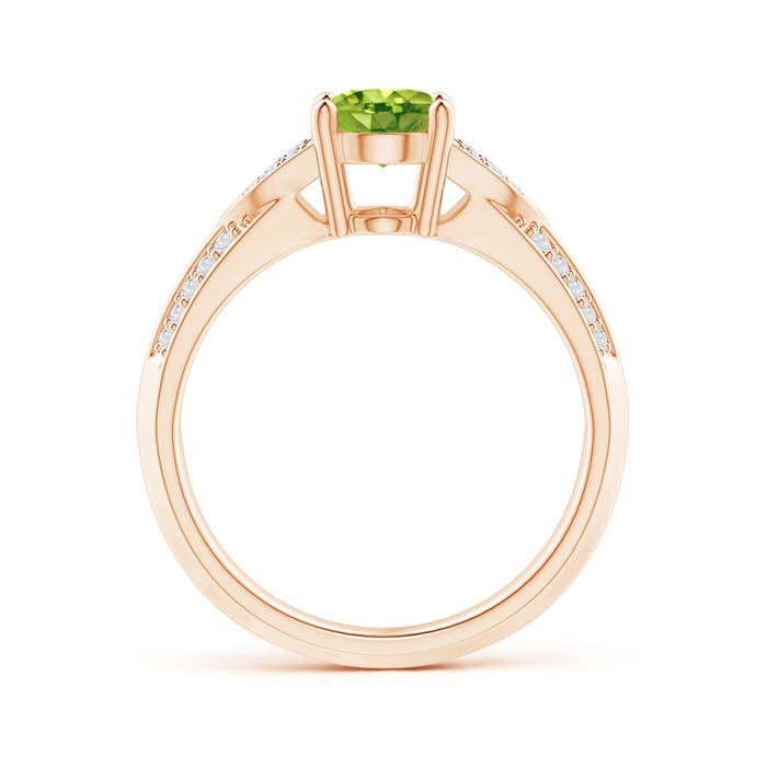 AAA - Peridot / 1.53 CT / 14 KT Rose Gold