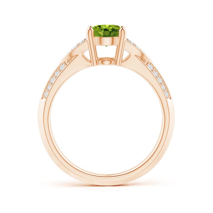 AAAA - Peridot / 1.53 CT / 14 KT Rose Gold