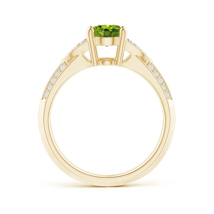 AAAA - Peridot / 1.53 CT / 14 KT Yellow Gold