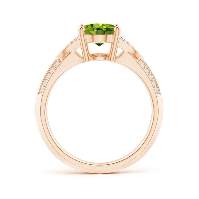 AAAA - Peridot / 2.08 CT / 14 KT Rose Gold