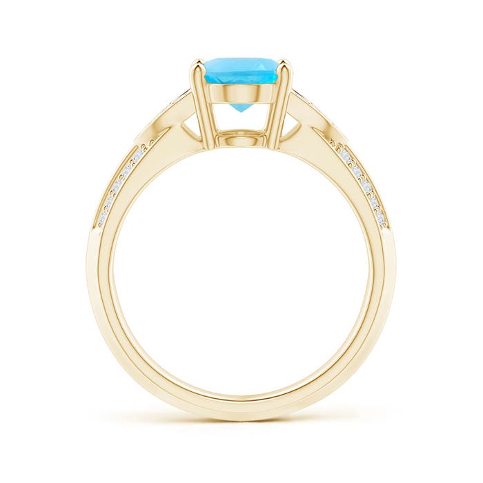 AA - Swiss Blue Topaz / 2.43 CT / 14 KT Yellow Gold