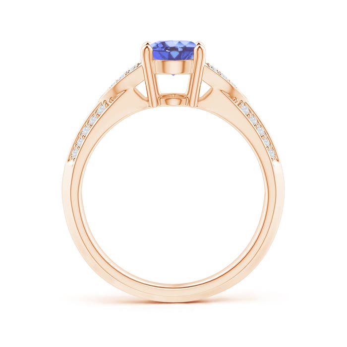 A - Tanzanite / 1.43 CT / 14 KT Rose Gold