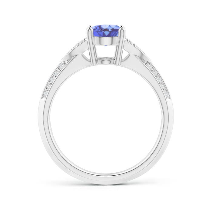 A - Tanzanite / 1.43 CT / 14 KT White Gold