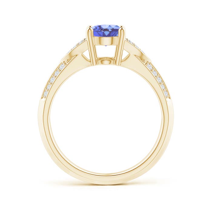 A - Tanzanite / 1.43 CT / 14 KT Yellow Gold