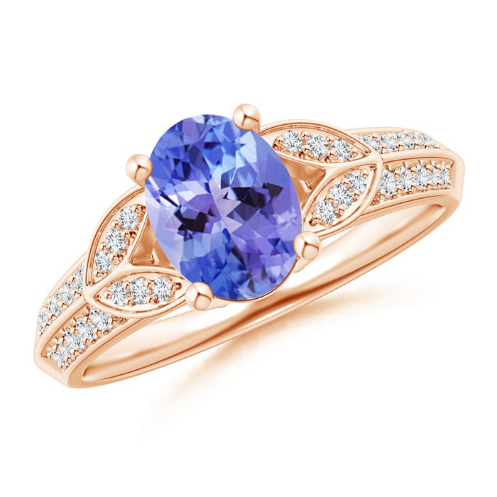 AA - Tanzanite / 1.43 CT / 14 KT Rose Gold