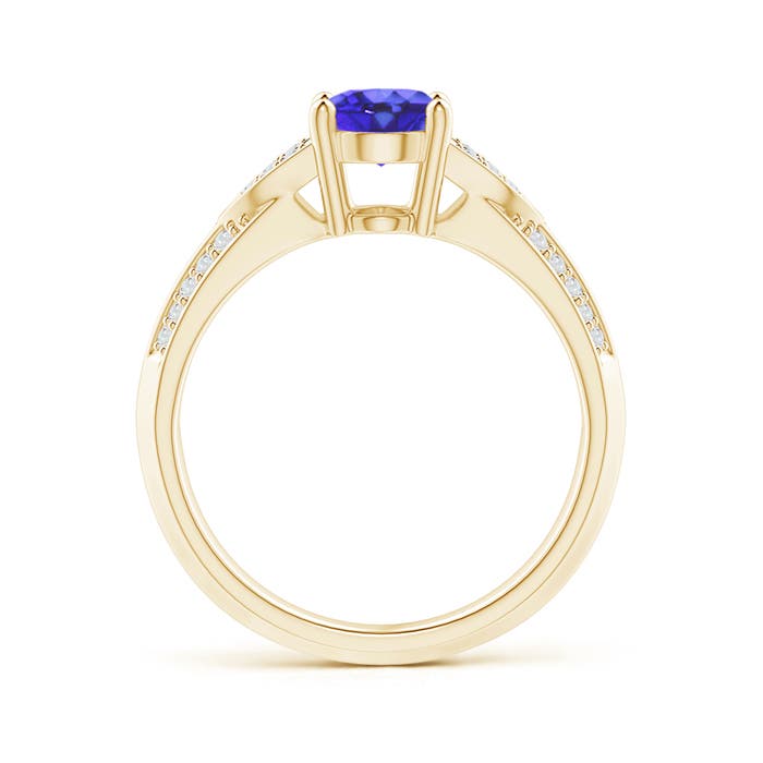 AA - Tanzanite / 1.43 CT / 14 KT Yellow Gold