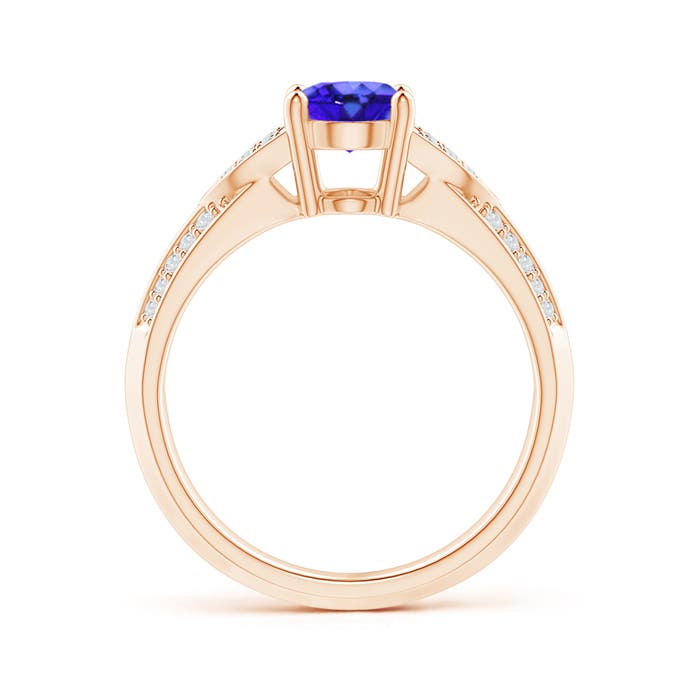 AAA - Tanzanite / 1.43 CT / 14 KT Rose Gold