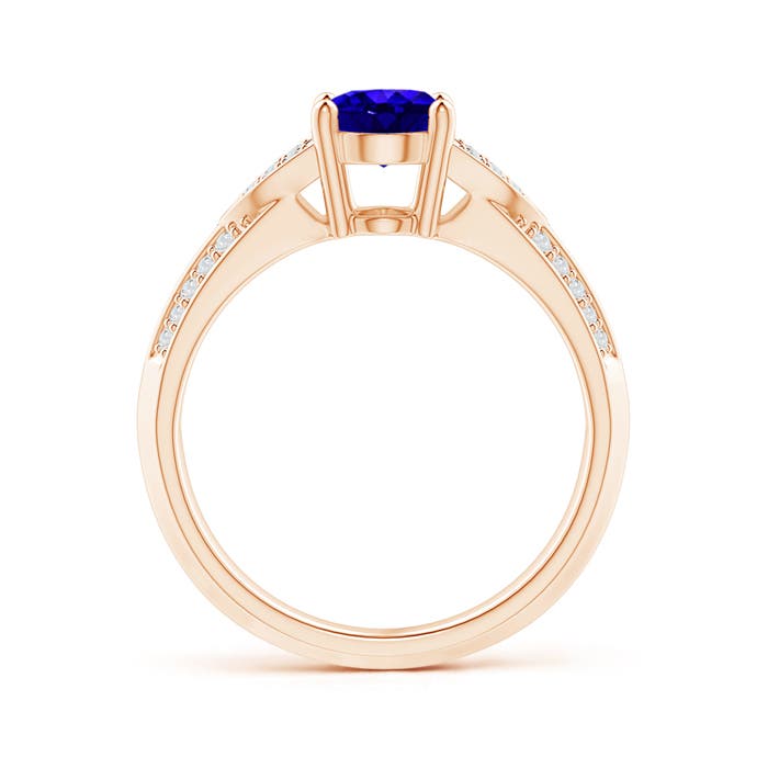 AAAA - Tanzanite / 1.43 CT / 14 KT Rose Gold