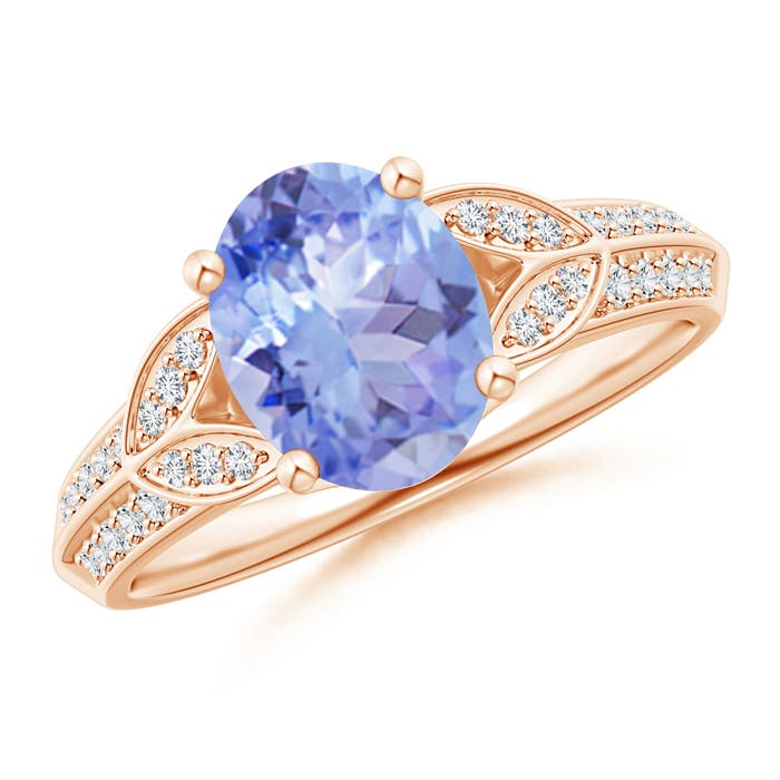 A - Tanzanite / 2.08 CT / 14 KT Rose Gold