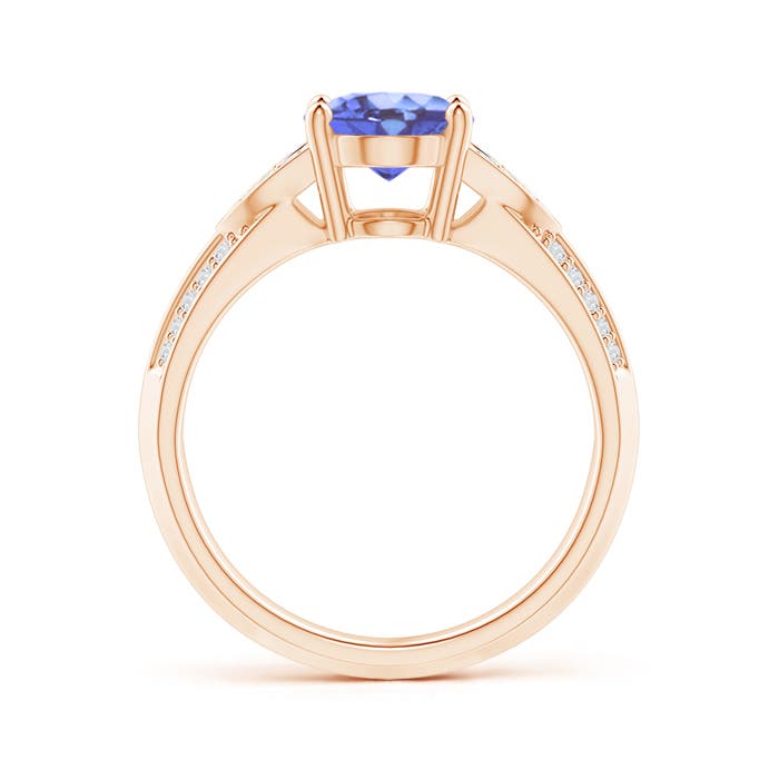 A - Tanzanite / 2.08 CT / 14 KT Rose Gold