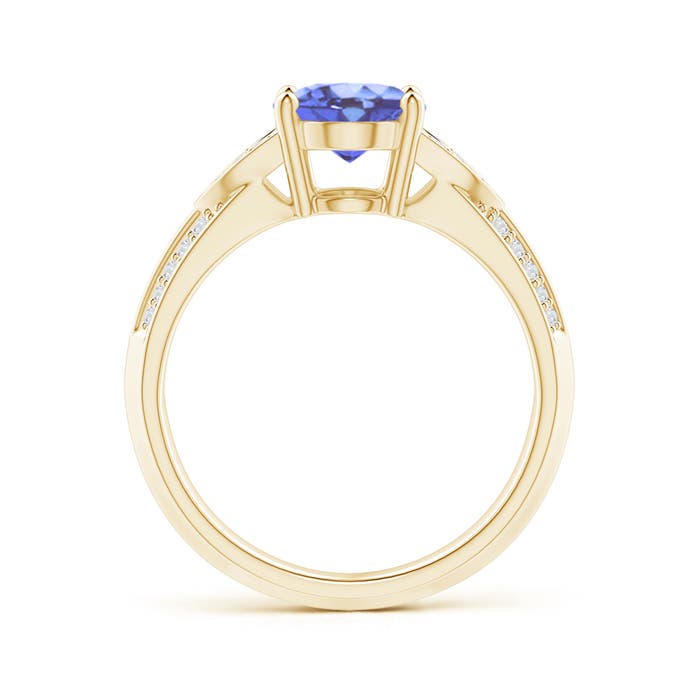 A - Tanzanite / 2.08 CT / 14 KT Yellow Gold