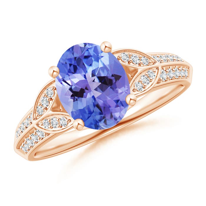 AA - Tanzanite / 2.08 CT / 14 KT Rose Gold