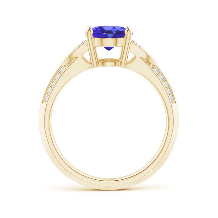 AA - Tanzanite / 2.08 CT / 14 KT Yellow Gold