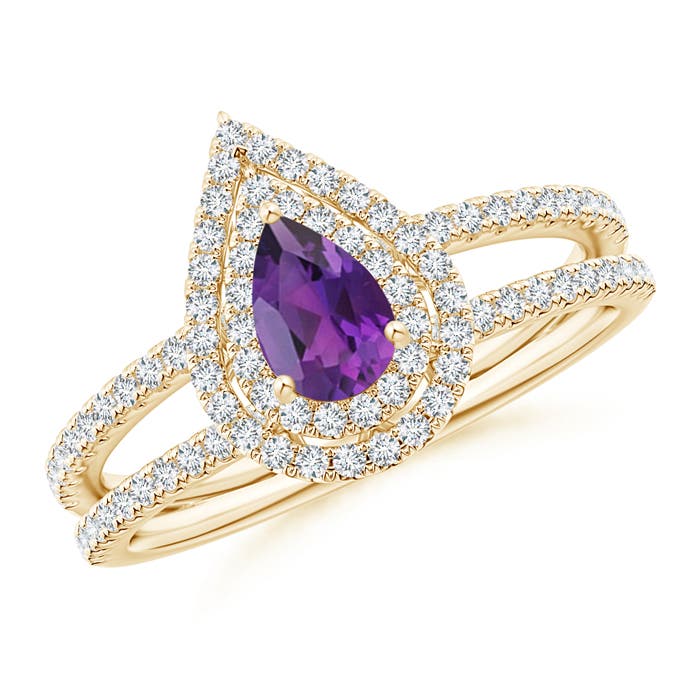 AAA - Amethyst / 0.75 CT / 14 KT Yellow Gold