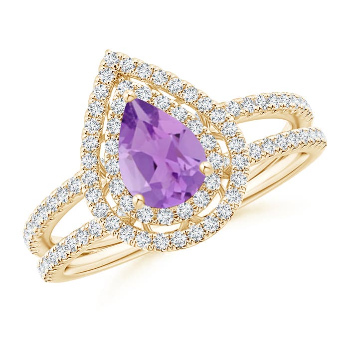 A - Amethyst / 1.04 CT / 14 KT Yellow Gold