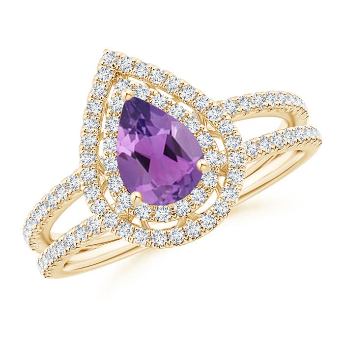 AA - Amethyst / 1.04 CT / 14 KT Yellow Gold