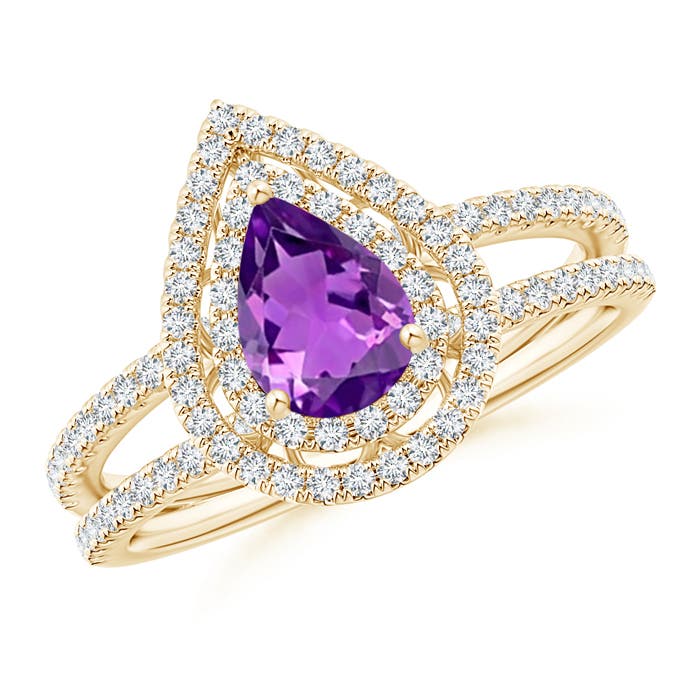 AAAA - Amethyst / 1.04 CT / 14 KT Yellow Gold