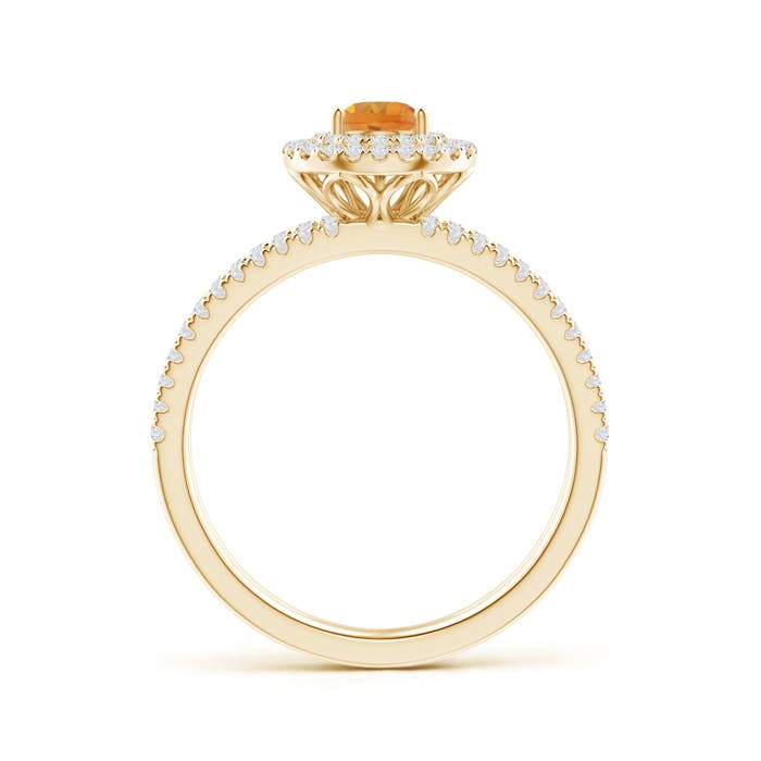 AA - Citrine / 0.76 CT / 14 KT Yellow Gold