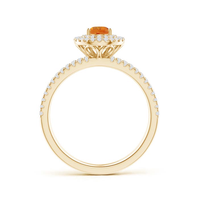 AAA - Citrine / 0.76 CT / 14 KT Yellow Gold