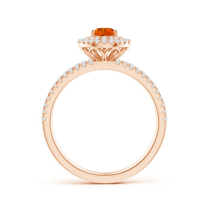 AAAA - Citrine / 0.76 CT / 14 KT Rose Gold