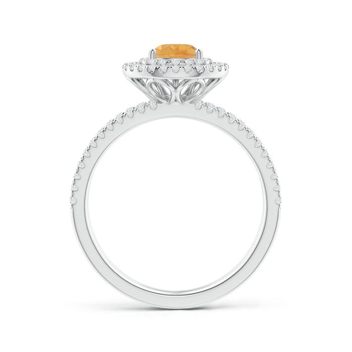 A - Citrine / 1.02 CT / 14 KT White Gold