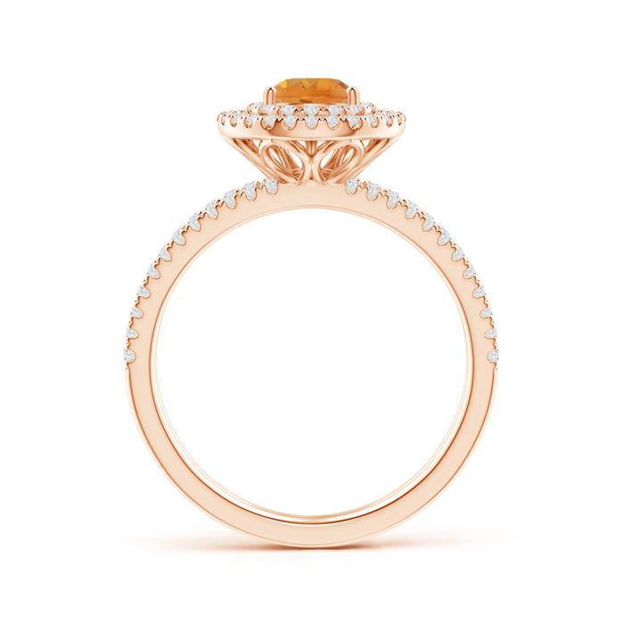 AA - Citrine / 1.02 CT / 14 KT Rose Gold