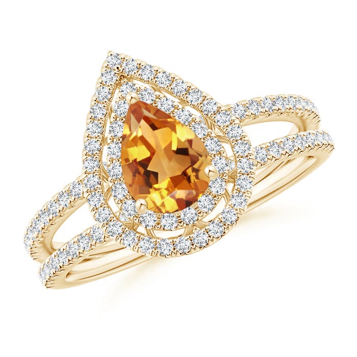 AA - Citrine / 1.02 CT / 14 KT Yellow Gold