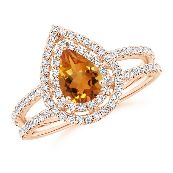 AAA - Citrine / 1.02 CT / 14 KT Rose Gold